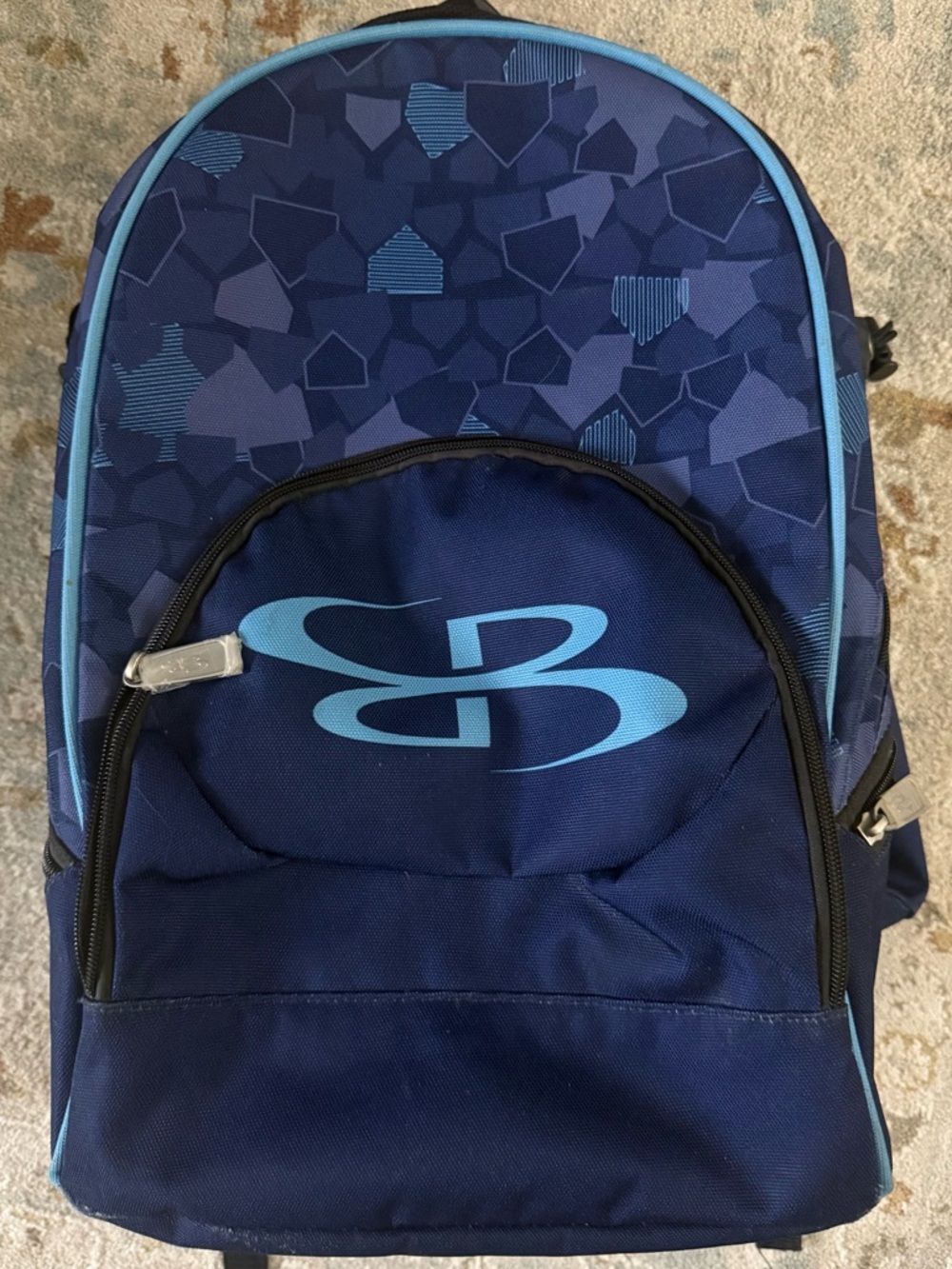 Boombah Blue Camo Youth Baseball Backpack